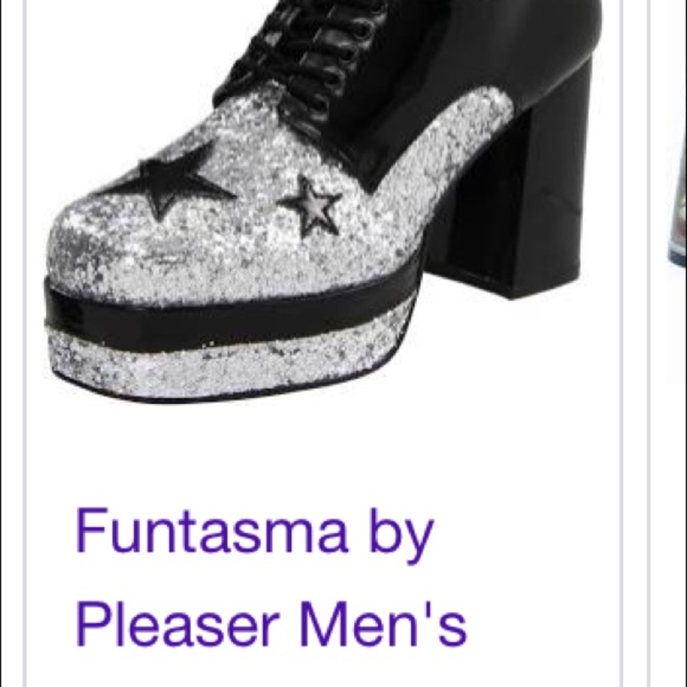 Men’s platform shoes. Great for Costume parties.